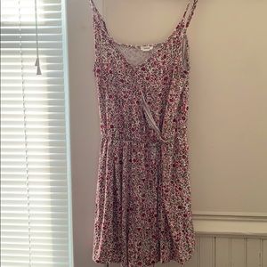 Stretchy floral romper
